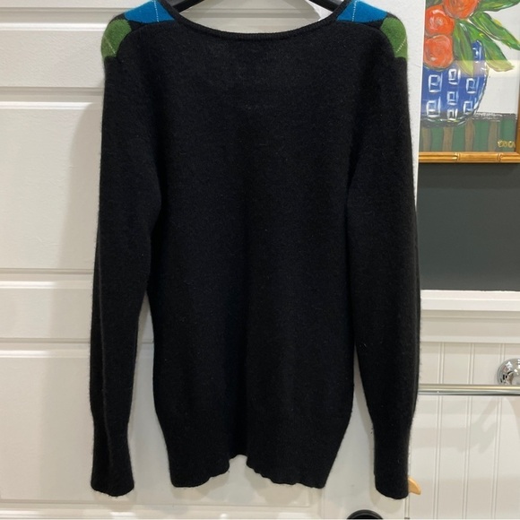 Apt. 9 Cashmere Argyle V-Neck Sweater - Picture 6 of 10